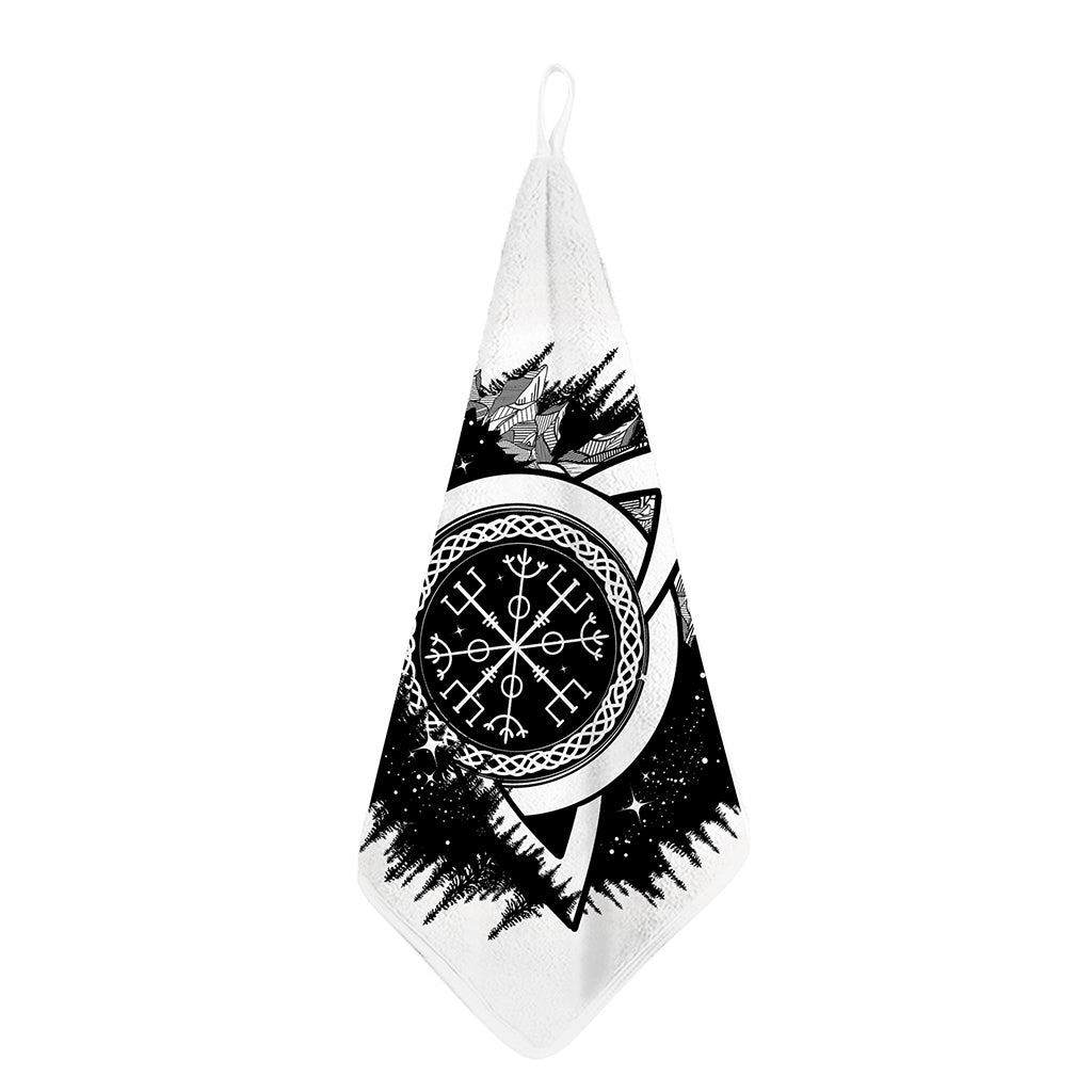 Viking Celtic Trinity Knot Print Hand Towel