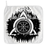 Viking Celtic Trinity Knot Print Hand Towel