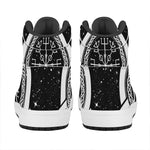 Viking Celtic Trinity Knot Print High Top Leather Sneakers