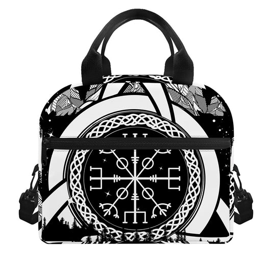 Viking Celtic Trinity Knot Print Insulated Lunch Bag