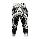 Viking Celtic Trinity Knot Print Jogger Pants