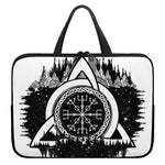 Viking Celtic Trinity Knot Print Laptop Sleeve With Handle