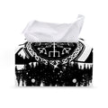 Viking Celtic Trinity Knot Print Leather Tissue Box Cover