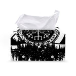 Viking Celtic Trinity Knot Print Leather Tissue Box Cover