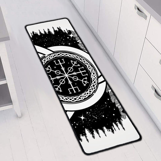 Viking Celtic Trinity Knot Print Long Kitchen Mat