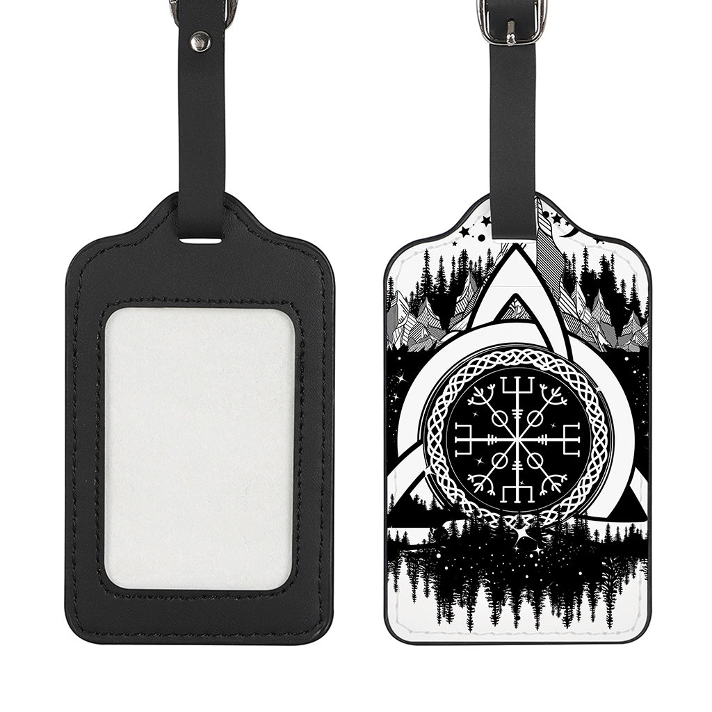 Viking Celtic Trinity Knot Print Luggage Tag