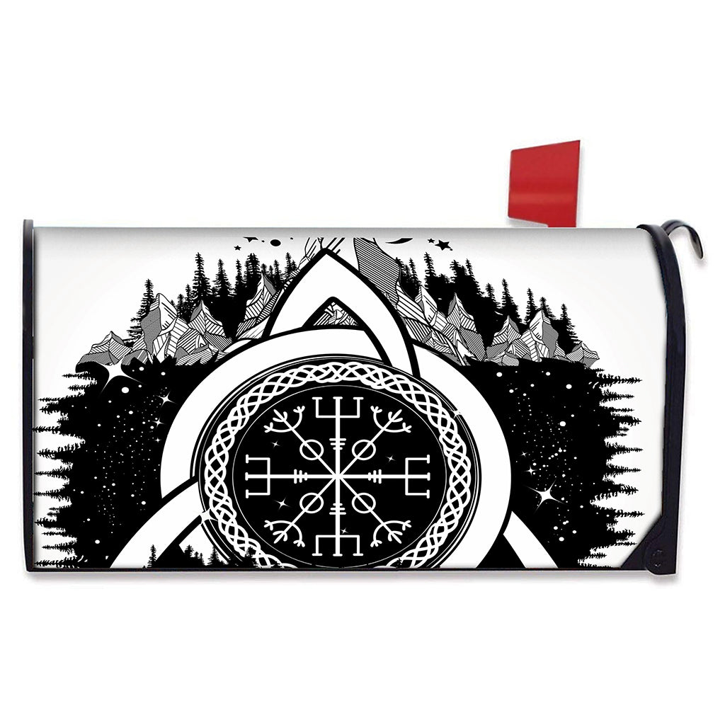 Viking Celtic Trinity Knot Print Mailbox Cover