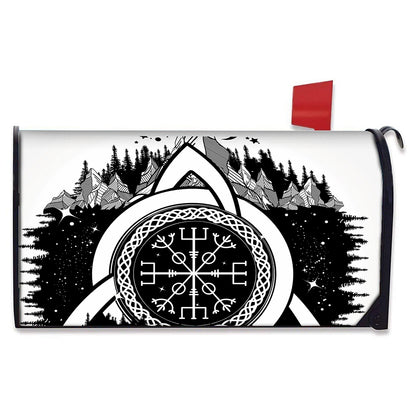 Viking Celtic Trinity Knot Print Mailbox Cover