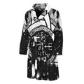 Viking Celtic Trinity Knot Print Men's Bathrobe