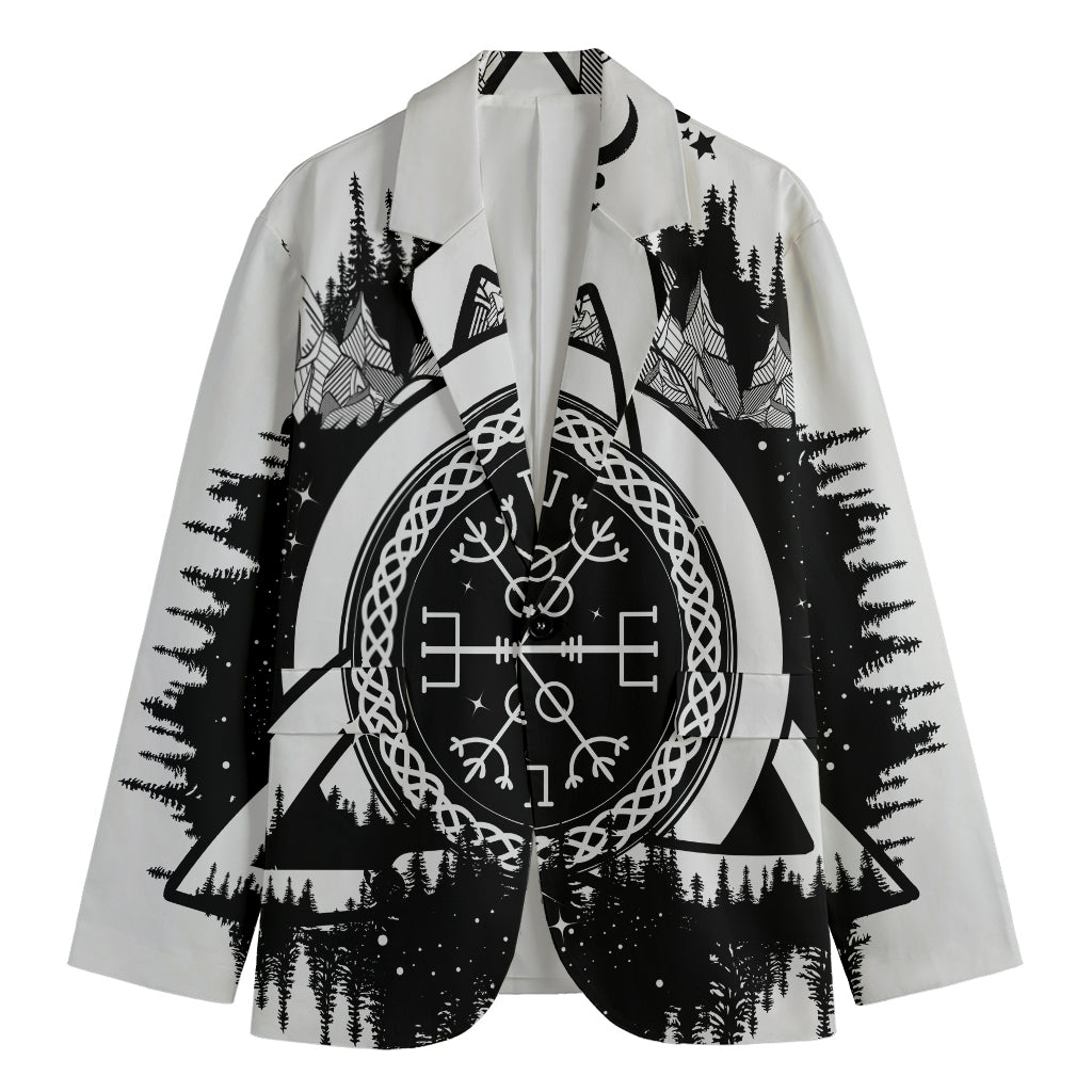 Viking Celtic Trinity Knot Print Men's Blazer