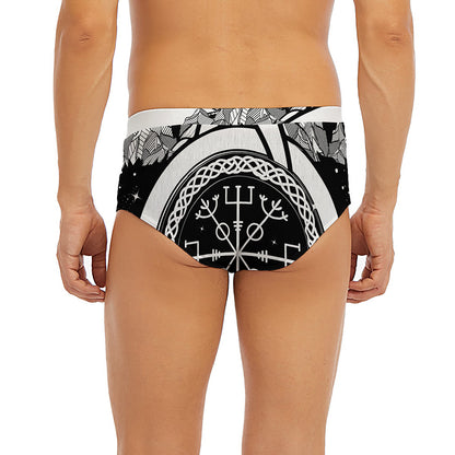 Viking Celtic Trinity Knot Print Men's Briefs