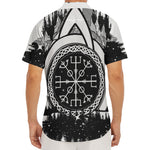 Viking Celtic Trinity Knot Print Men's Deep V-Neck Shirt