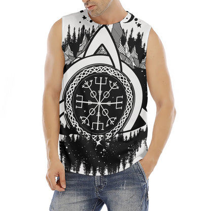 Viking Celtic Trinity Knot Print Men's Fitness Tank Top