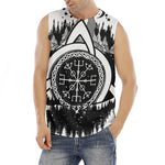 Viking Celtic Trinity Knot Print Men's Fitness Tank Top
