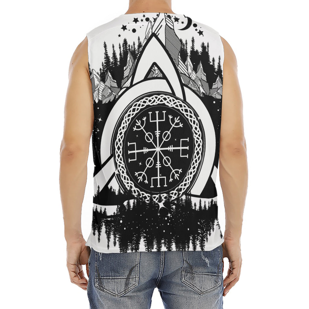 Viking Celtic Trinity Knot Print Men's Fitness Tank Top