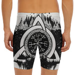 Viking Celtic Trinity Knot Print Men's Long Boxer Briefs