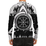 Viking Celtic Trinity Knot Print Men's Long Sleeve Rash Guard