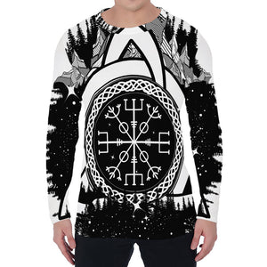 Viking Celtic Trinity Knot Print Men's Long Sleeve T-Shirt