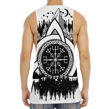 Viking Celtic Trinity Knot Print Men's Muscle Tank Top