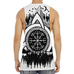 Viking Celtic Trinity Knot Print Men's Muscle Tank Top
