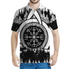 Viking Celtic Trinity Knot Print Men's Polo Shirt