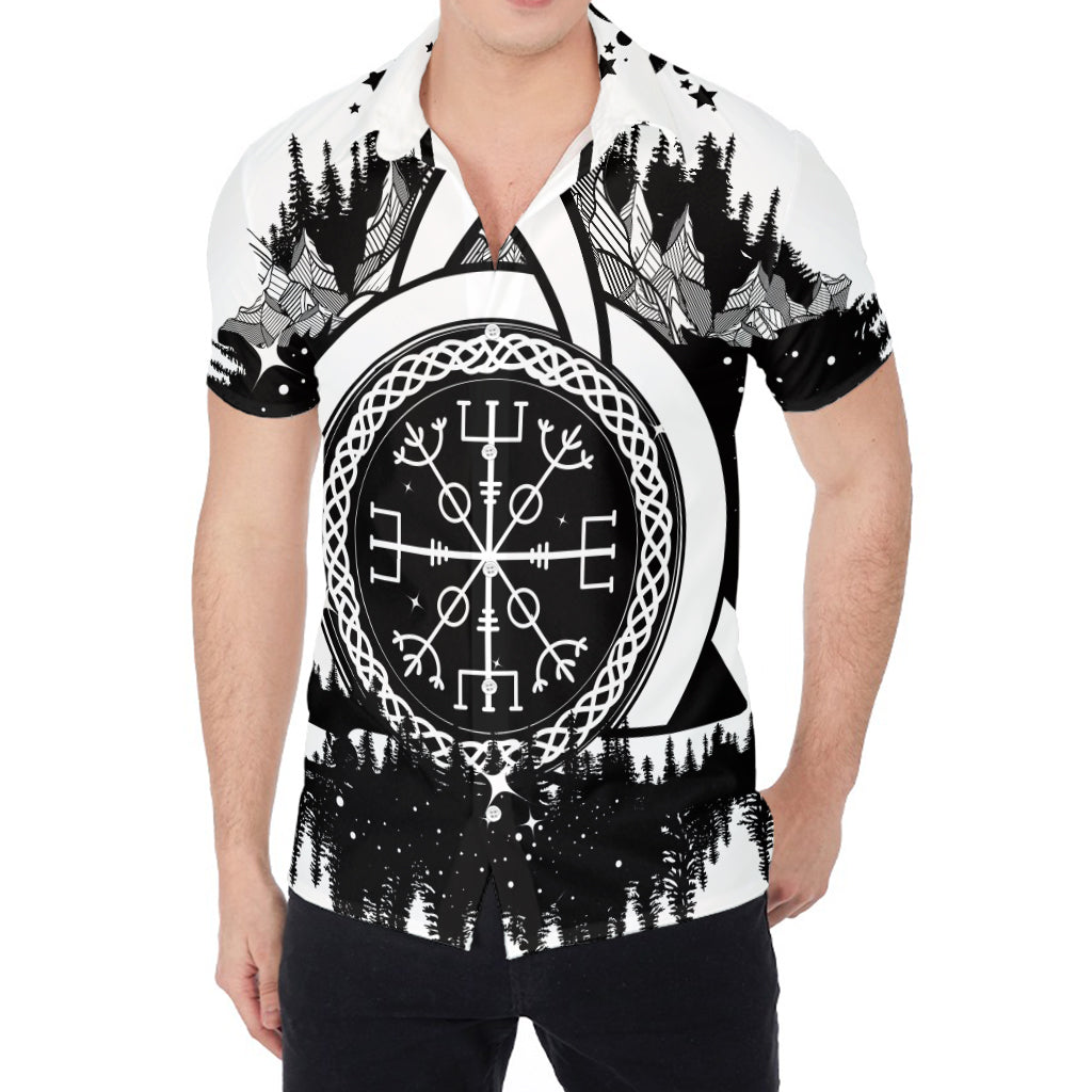 Viking Celtic Trinity Knot Print Men's Shirt