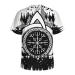 Viking Celtic Trinity Knot Print Men's Sports T-Shirt