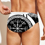 Viking Celtic Trinity Knot Print Men's Swim Briefs