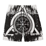 Viking Celtic Trinity Knot Print Men's Swim Trunks