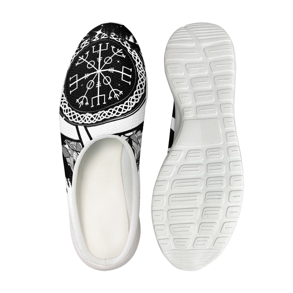 Viking Celtic Trinity Knot Print Mesh Casual Shoes