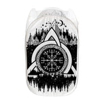 Viking Celtic Trinity Knot Print Mesh Laundry Hamper