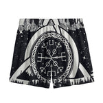 Viking Celtic Trinity Knot Print Mesh Shorts
