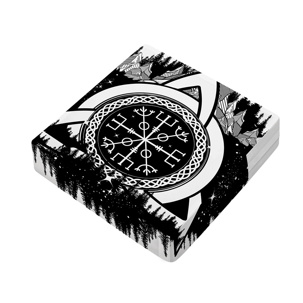 Viking Celtic Trinity Knot Print Outdoor Seat Cushion Cover