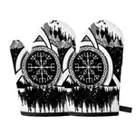 Viking Celtic Trinity Knot Print Oven Mitts
