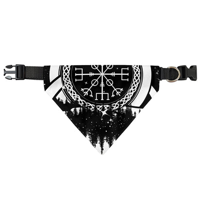 Viking Celtic Trinity Knot Print Over The Collar Dog Bandana