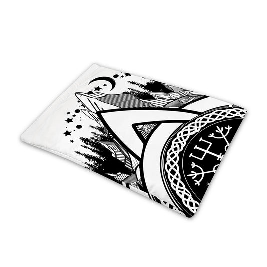 Viking Celtic Trinity Knot Print Pet Cooling Mat Cover