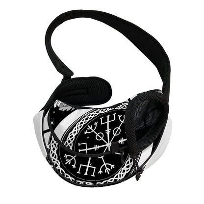 Viking Celtic Trinity Knot Print Pet Sling Carrier