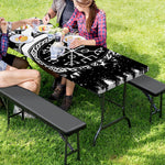 Viking Celtic Trinity Knot Print Picnic Table Cover