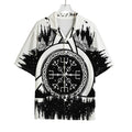 Viking Celtic Trinity Knot Print Rayon Hawaiian Shirt