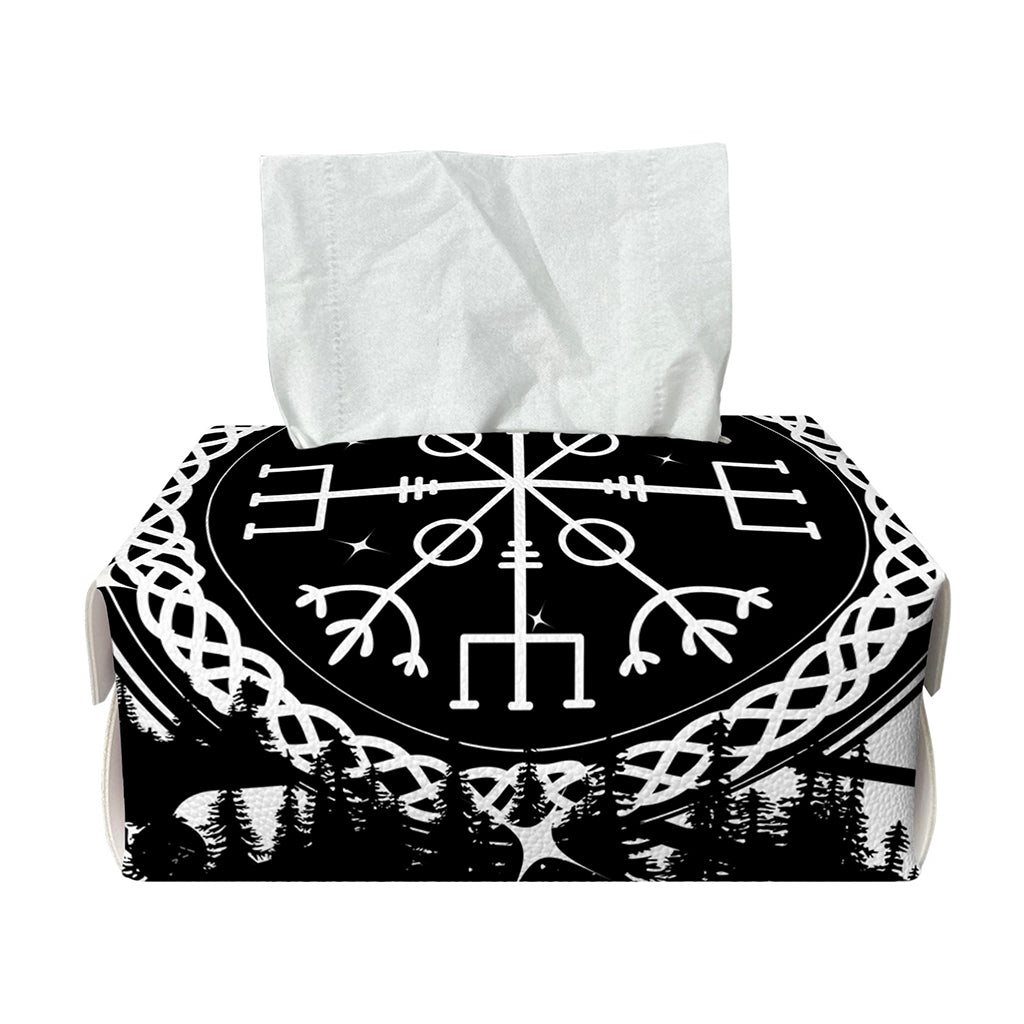 Viking Celtic Trinity Knot Print Rectangle Tissue Box Cover