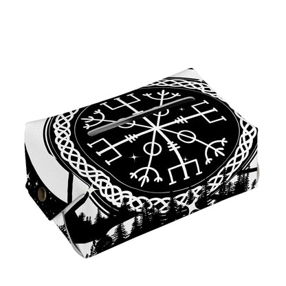 Viking Celtic Trinity Knot Print Rectangle Tissue Box Cover