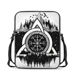 Viking Celtic Trinity Knot Print Rectangular Crossbody Bag