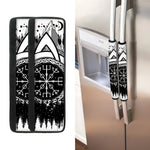 Viking Celtic Trinity Knot Print Refrigerator Handle Covers