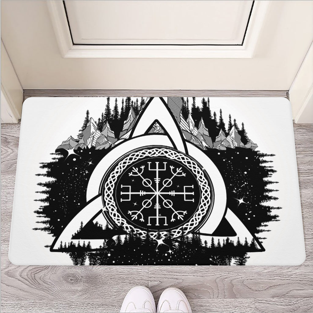 Viking Celtic Trinity Knot Print Rubber Doormat