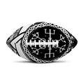 Viking Celtic Trinity Knot Print Rugby Ball