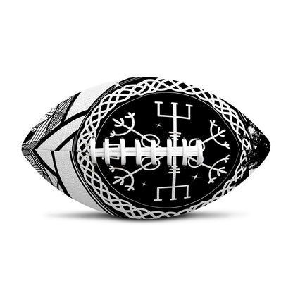 Viking Celtic Trinity Knot Print Rugby Ball