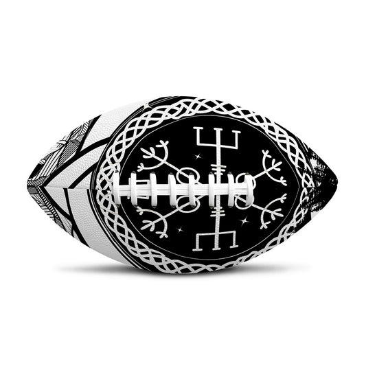 Viking Celtic Trinity Knot Print Rugby Ball