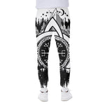 Viking Celtic Trinity Knot Print Scuba Joggers