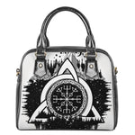 Viking Celtic Trinity Knot Print Shoulder Handbag