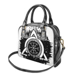 Viking Celtic Trinity Knot Print Shoulder Handbag